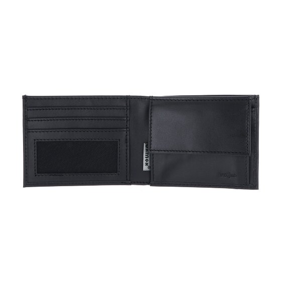 oxmox Leather Wallet RFID protection Genuine Leather 11 cm