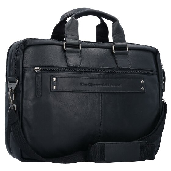 The Chesterfield Brand Wax Pull Up Briefcase Leather 40 cm Laptop compartment