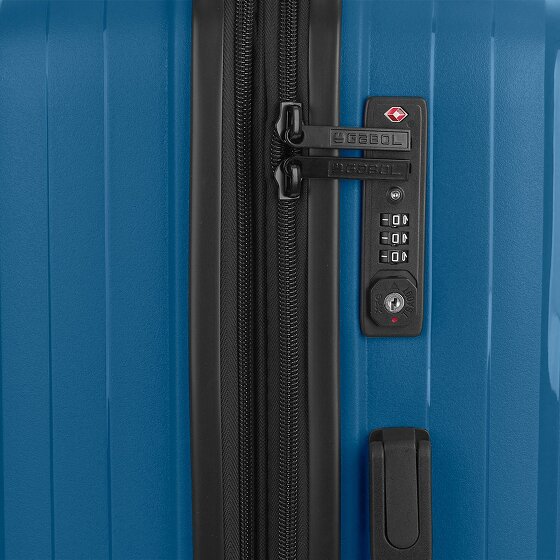 Gabol Shinyuu 4 wheels Suitcase set 3-piece with expansion pleat