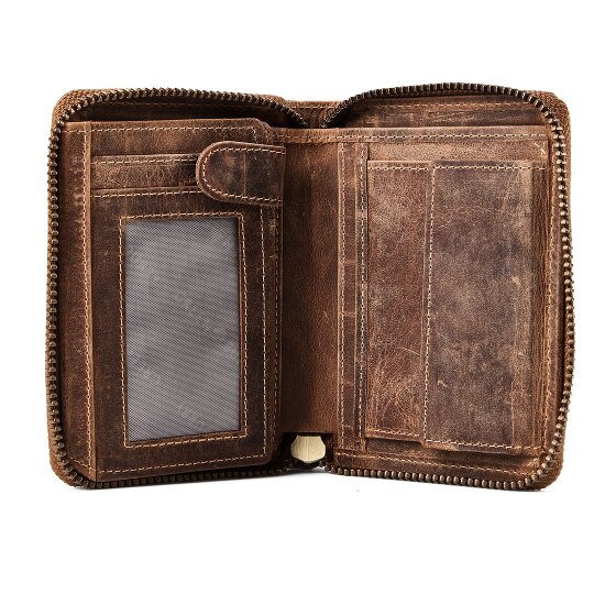 Greenburry Huntsman Wallet RFID protection Leather 10 cm