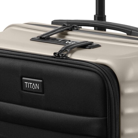 Titan Upgrade 4 wheels Cabin suitcase 55 cm Laptop compartment