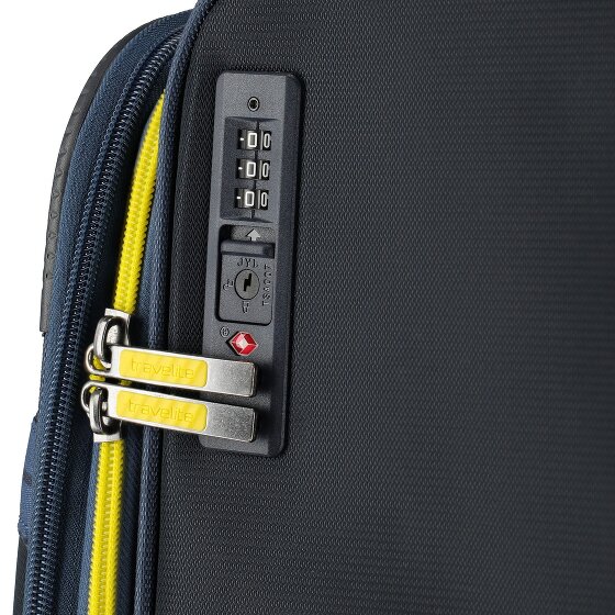 Travelite Color Craze 4 wheels Trolley M 66 cm with expansion pleat