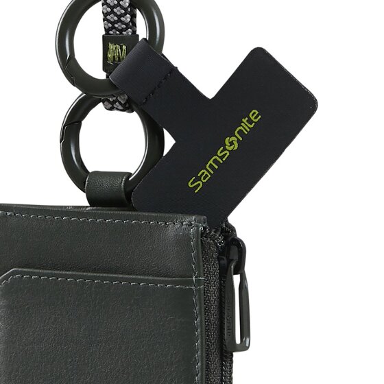 Samsonite Prismix Credit card case RFID protection Genuine Leather 6.5 cm