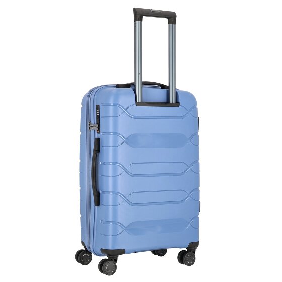 Polestream Strz by Asteroid 4 wheels Trolley M 64 cm with expansion pleat
