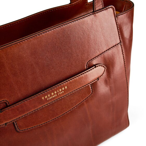 The Bridge Lucrezia Shoulder Bag Genuine Leather 31 cm