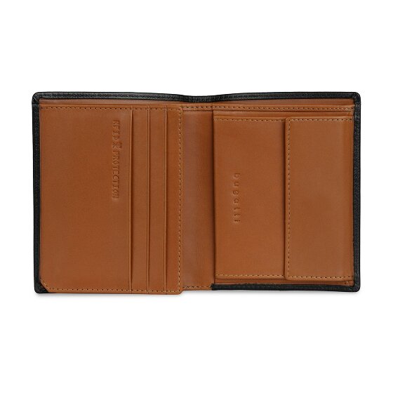 Bugatti Roccia Wallet RFID protection Leather 9 cm