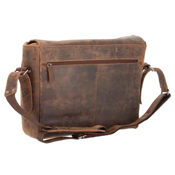 Pride and Soul Ben shoulder bag leather 33 cm laptop compartment