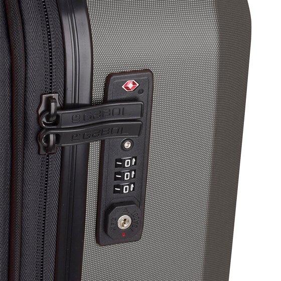 Gabol Montreal 4 wheels Suitcase set 3-piece with expansion pleat