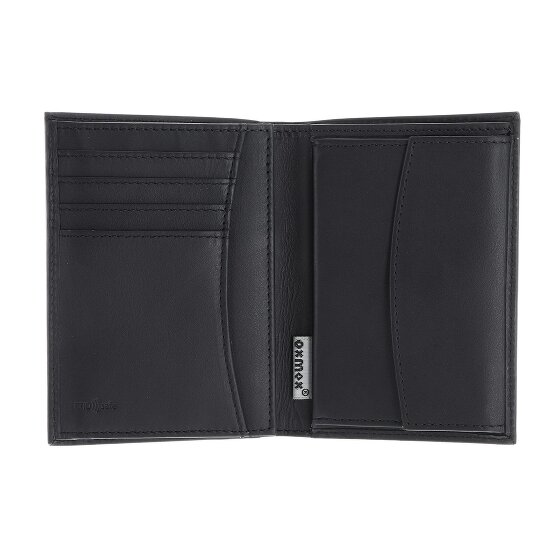 oxmox Leather Wallet RFID protection Genuine Leather 13 cm