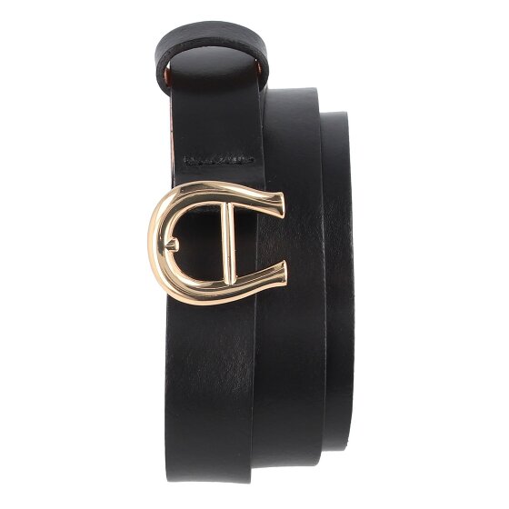 Aigner Logo belt leather