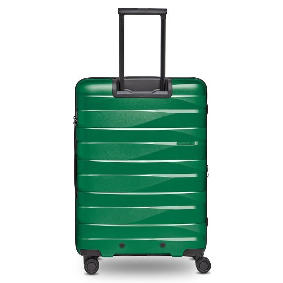 Bergpfeil Travel 4-wheel suitcase set, 3-piece, with stretch fold