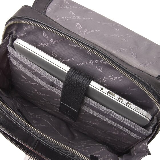Castelijn & Beerens Guus backpack leather 40 cm laptop compartment
