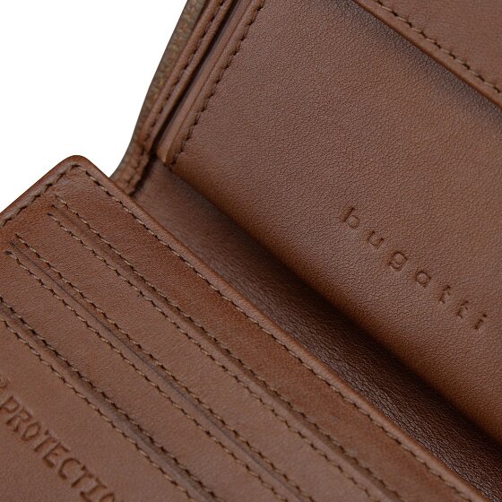 Bugatti Due Wallet RFID protection Leather 9 cm