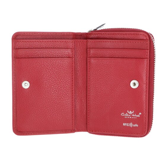 Golden Head Madrid Wallet RFID protection Genuine Leather 11.5 cm