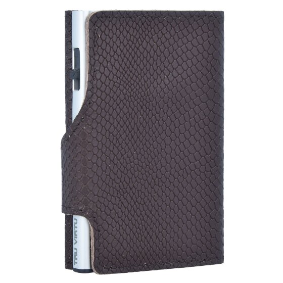 Tru Virtu Click & Slide credit card case wallet RFID leather 6.5 cm