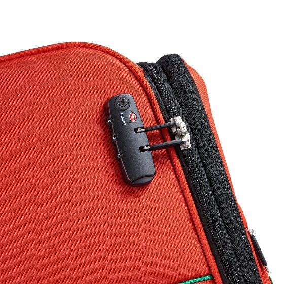 Delsey Paris x United Colors of Benetton Color Block 4-wheeled trolley 77cm with expansion fold