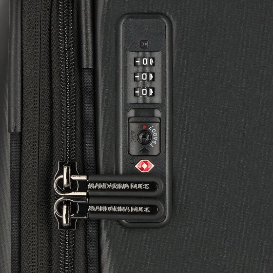 Mandarina Duck Eco Coated 4 wheels Trolley L 78 cm with expansion pleat