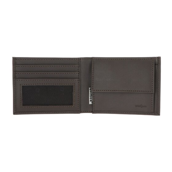 oxmox Leather Wallet RFID protection Genuine Leather 11 cm