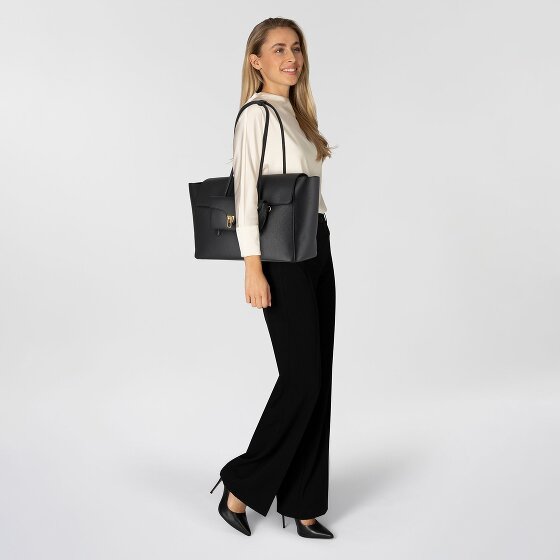 Coccinelle Double Beat Shopper Bag Leather 47 cm