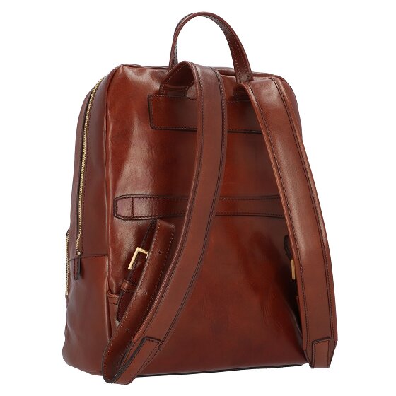 The Bridge Firenze backpack leather 39 cm laptop compartment