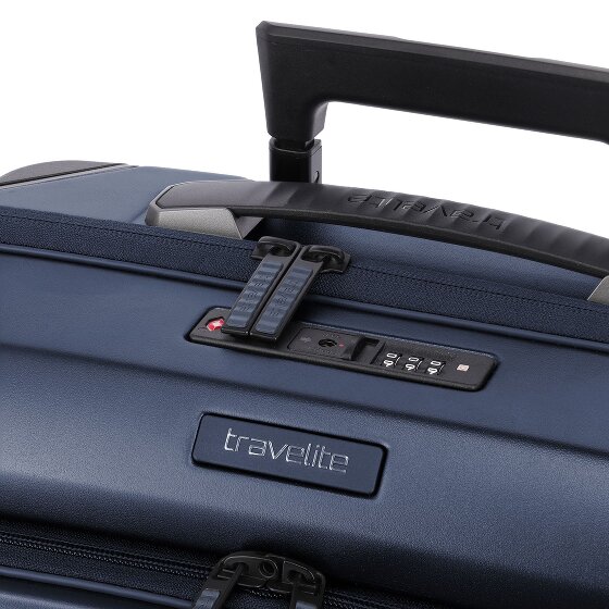 Travelite Millennium 4 wheels Cabin trolley 55 cm Laptop compartment