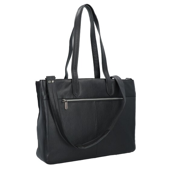 Plevier Power Shopper Bag Genuine Leather 31 cm Laptop compartment