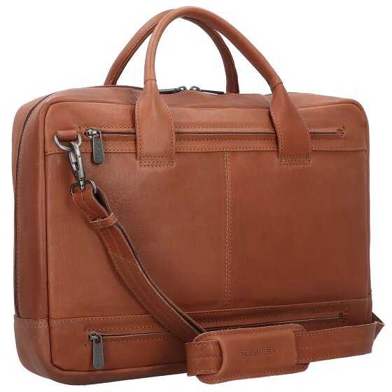Plevier Gherkin Gherkin Briefcase Leather 40 cm Laptop compartment