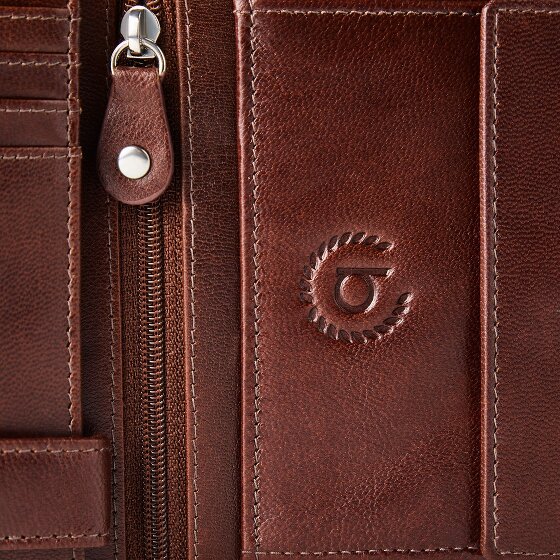 Bugatti Valencia Wallet RFID protection Genuine Leather 12 cm