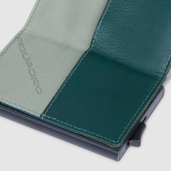 Piquadro PQ-Earth Credit card case RFID protection Genuine Leather 6.5 cm