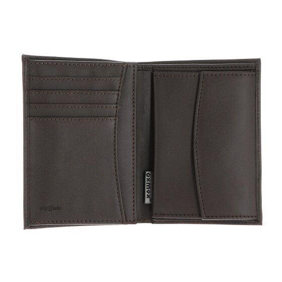oxmox Leather Wallet RFID protection Genuine Leather 10 cm