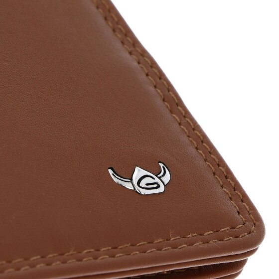 Golden Head Polo Credit card case RFID protection Genuine Leather 7.5 cm