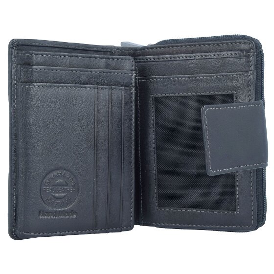 Greenland Nature Black Nappa wallet RFID leather 9.5 cm