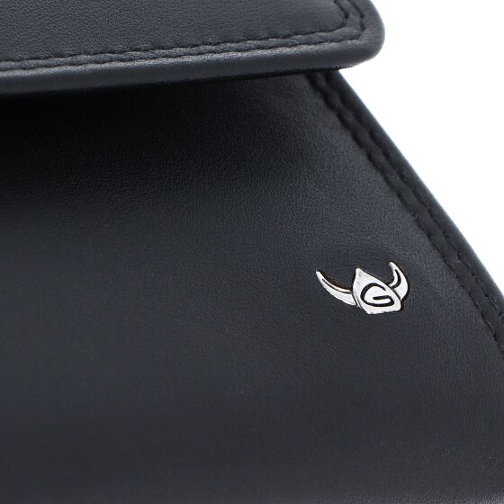 Golden Head Polo Identity card case RFID protection Genuine Leather 19.5 cm