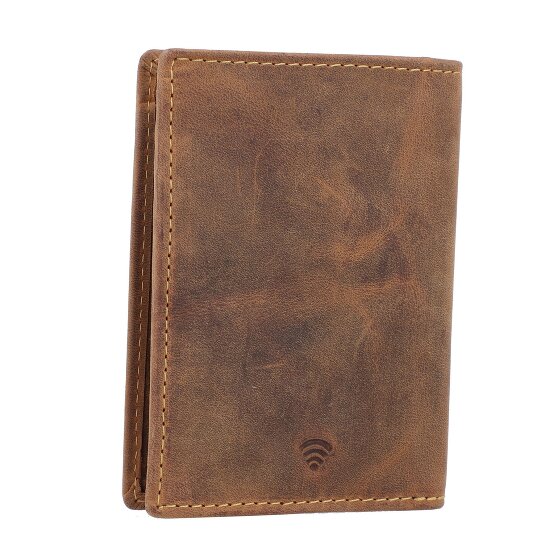 Greenburry Vintage identity card case RFID leather 9 cm