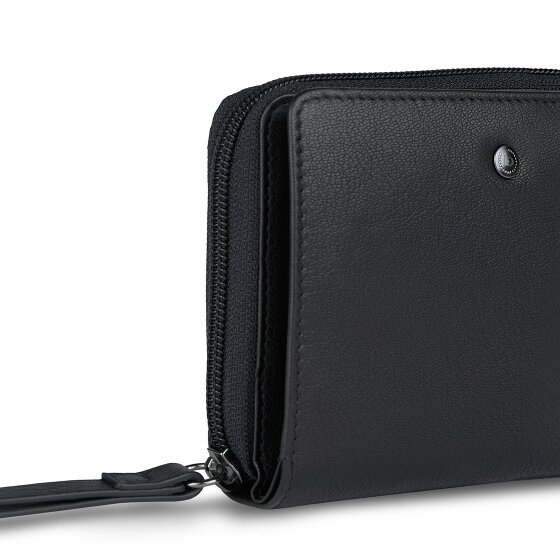 Bugatti Black Magic Wallet RFID protection Leather 11 cm