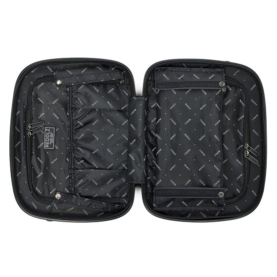 Redolz Essentials 14 suitcase set 2 pcs. cabin trolley with stretch fold + beauty case