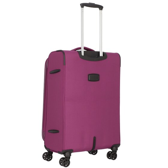 d&n Travel Line 9204 4 wheels Trolley M 66 cm with expansion pleat