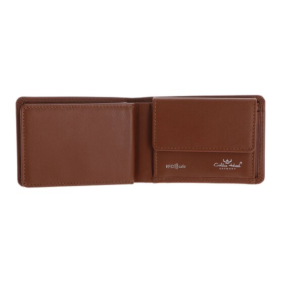 Golden Head Polo Wallet RFID protection Genuine Leather 10 cm