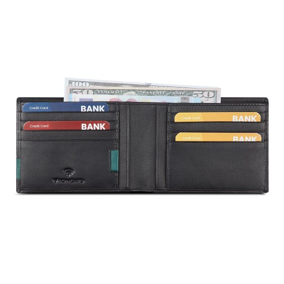 Roncato Monaco Wallet RFID protection Leather 12 cm