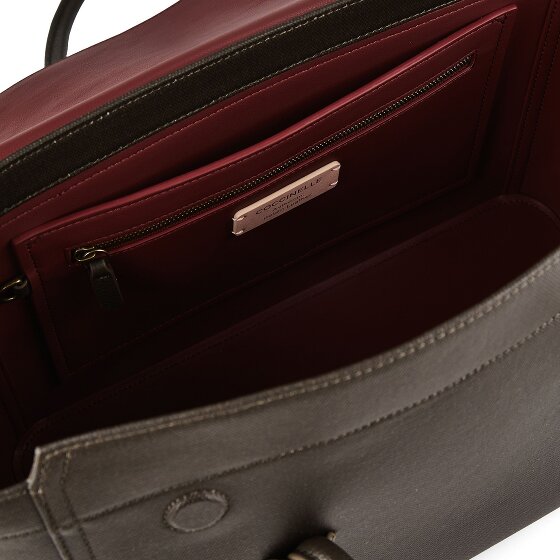 Coccinelle Double Beat Shoulder Bag Genuine Leather 33 cm