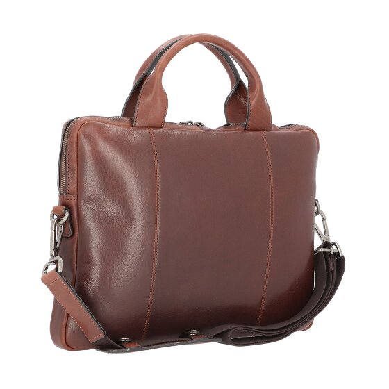 Leonhard Heyden Roma briefcase leather 38 cm laptop compartment