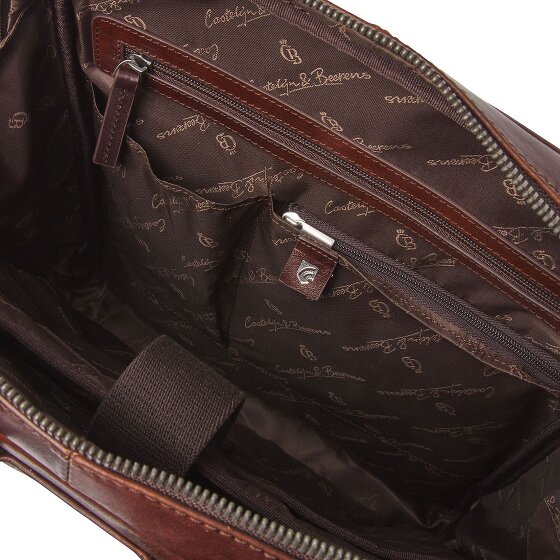 Castelijn & Beerens Rien backpack RFID leather 40 cm laptop compartment