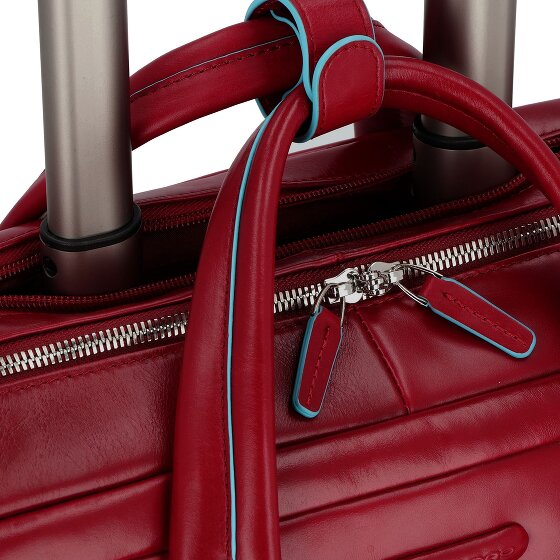 Piquadro Blue Square 2 Roll Business Trolley Leather 36 cm Laptop compartment