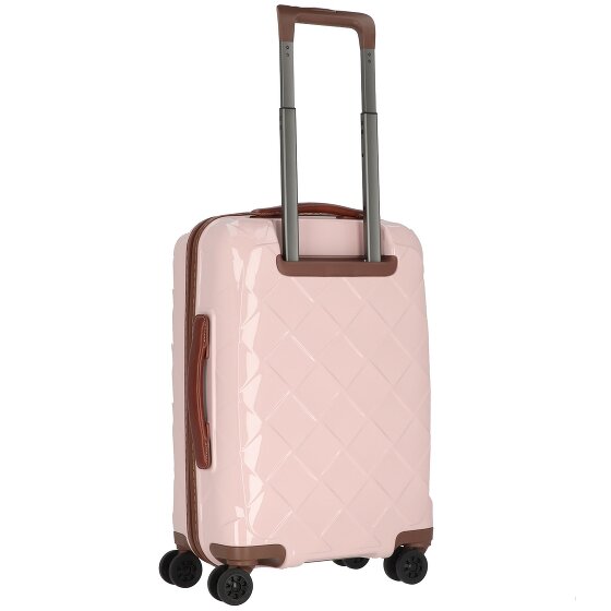 Stratic Leather & More 4 wheels Cabin trolley 55 cm Laptop compartment