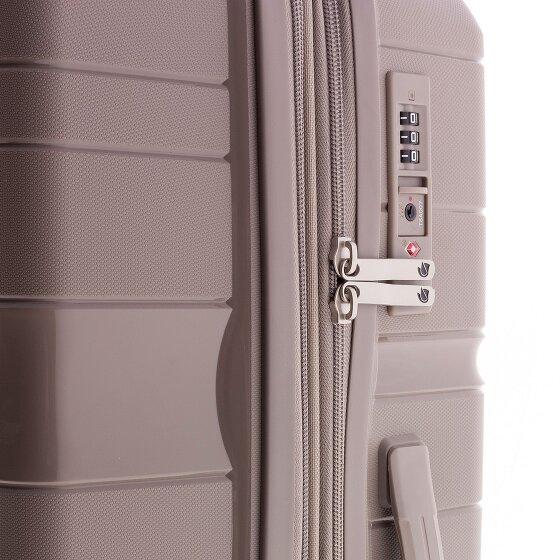 Gladiator 3800 4 wheels Trolley 77 cm with expansion pleat