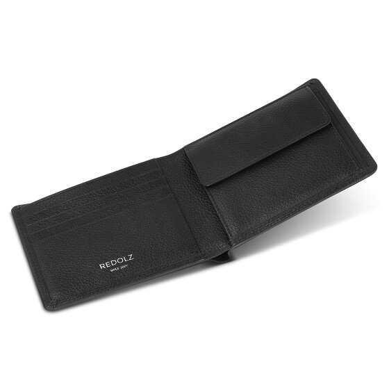 Redolz Leather Essentials QF RFID Leather Wallet, 11.5 cm