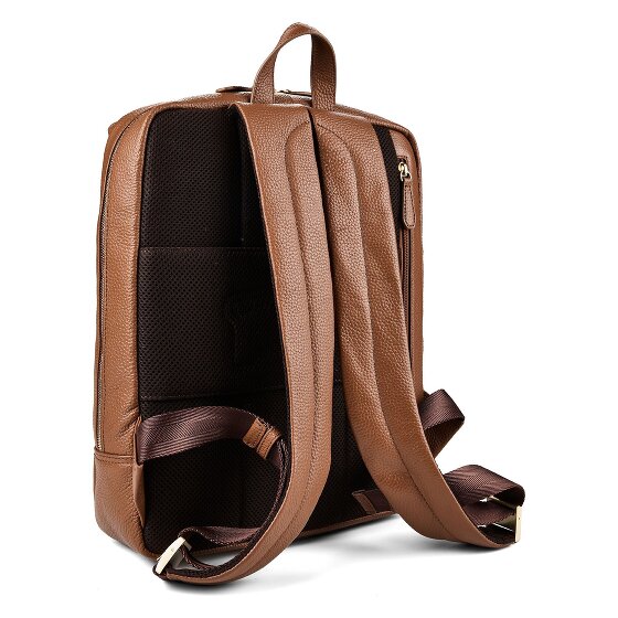 Braun Büffel Hanna Business backpack M Genuine Leather 40 cm Laptop compartment