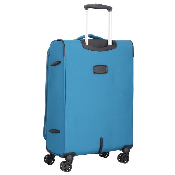 d&n Travel Line 9204 4 wheels Suitcase set 3-piece with expansion pleat