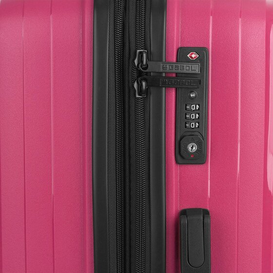 Gabol Shinyuu 4 wheels Suitcase set 3-piece with expansion pleat