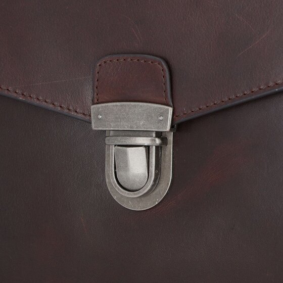 Leonhard Heyden Roma briefcase leather 39 cm laptop compartment